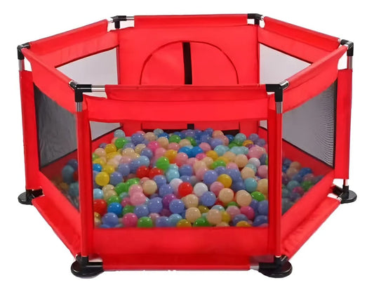 Carpa piscina de pelotas niños hexagonal